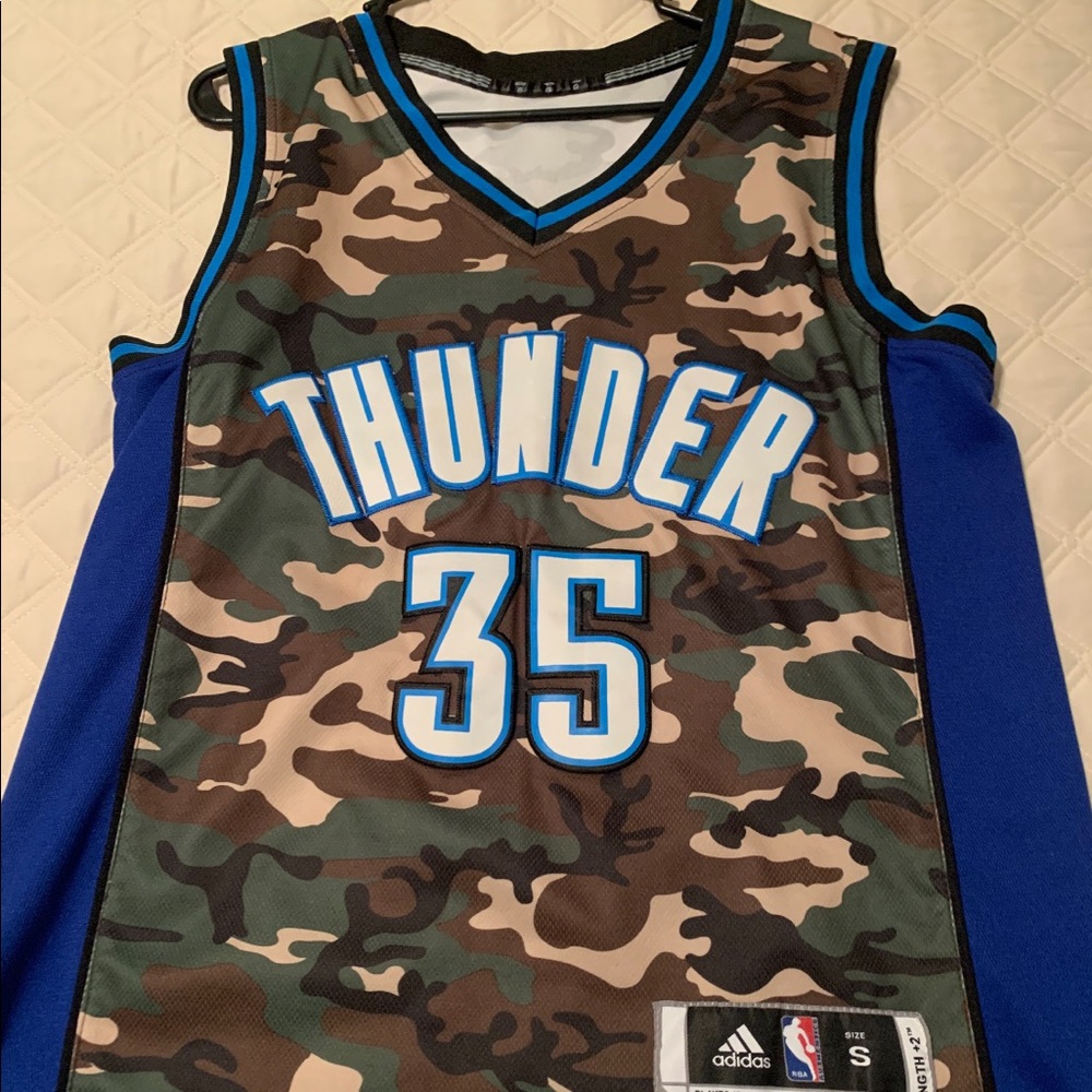 Kevin Durant Camo OKC Jersey